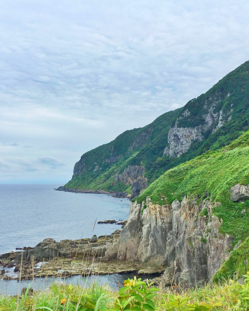 函館山トレッキング風景